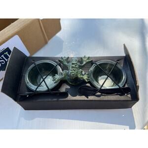 Rise No.1 Frog Soufflé Dish Set w/ Glass Bowls & Spoons – Rustic Bistro Decor